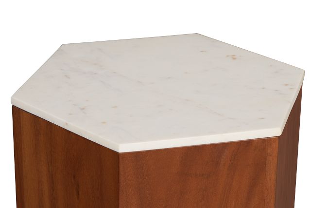 Isla Marble Accent Table