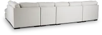 Veronica White Down Large Right Bumper Sectional