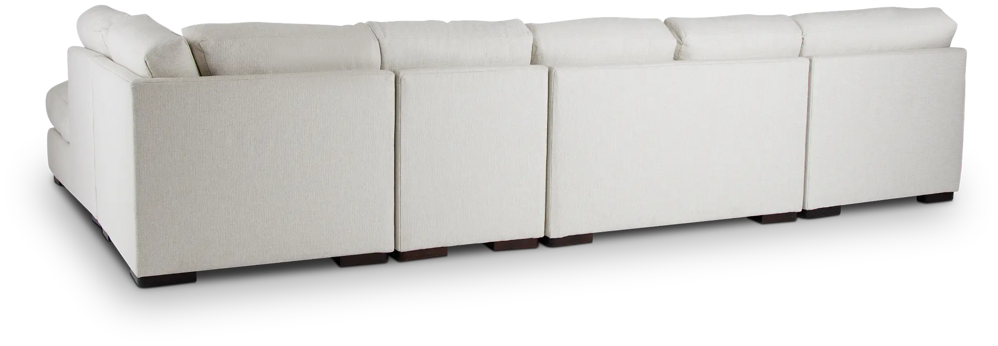 Veronica White Down Large Right Bumper Sectional Veronica White Down Large Right Bumper Sectional