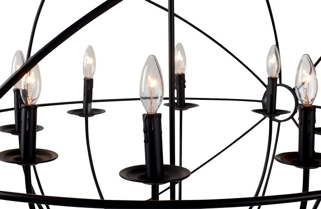 Axel Black Chandelier