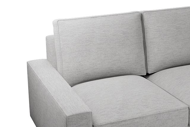 Edgewater Maguire Gray Small Two-arm Sectional