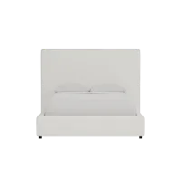 Grayton Elite Ivory 54" Upholstered Platform Bed