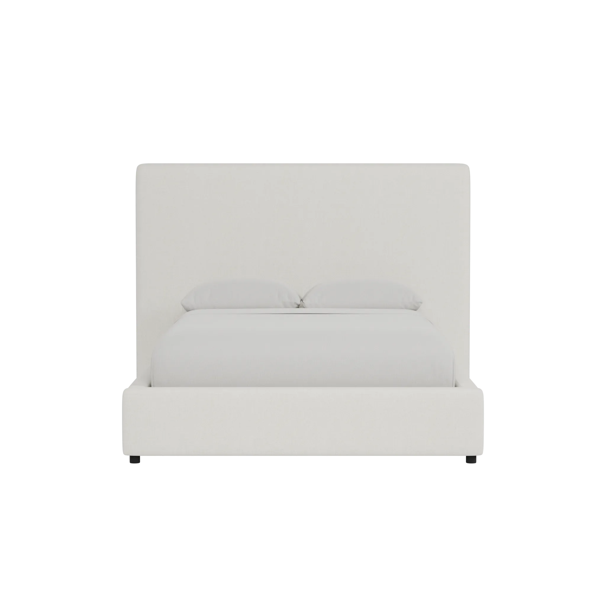 Grayton Elite Ivory 54" Upholstered Platform Bed