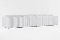 Destin Sea Lane Dark Blue Fabric 6-piece Modular Sectional