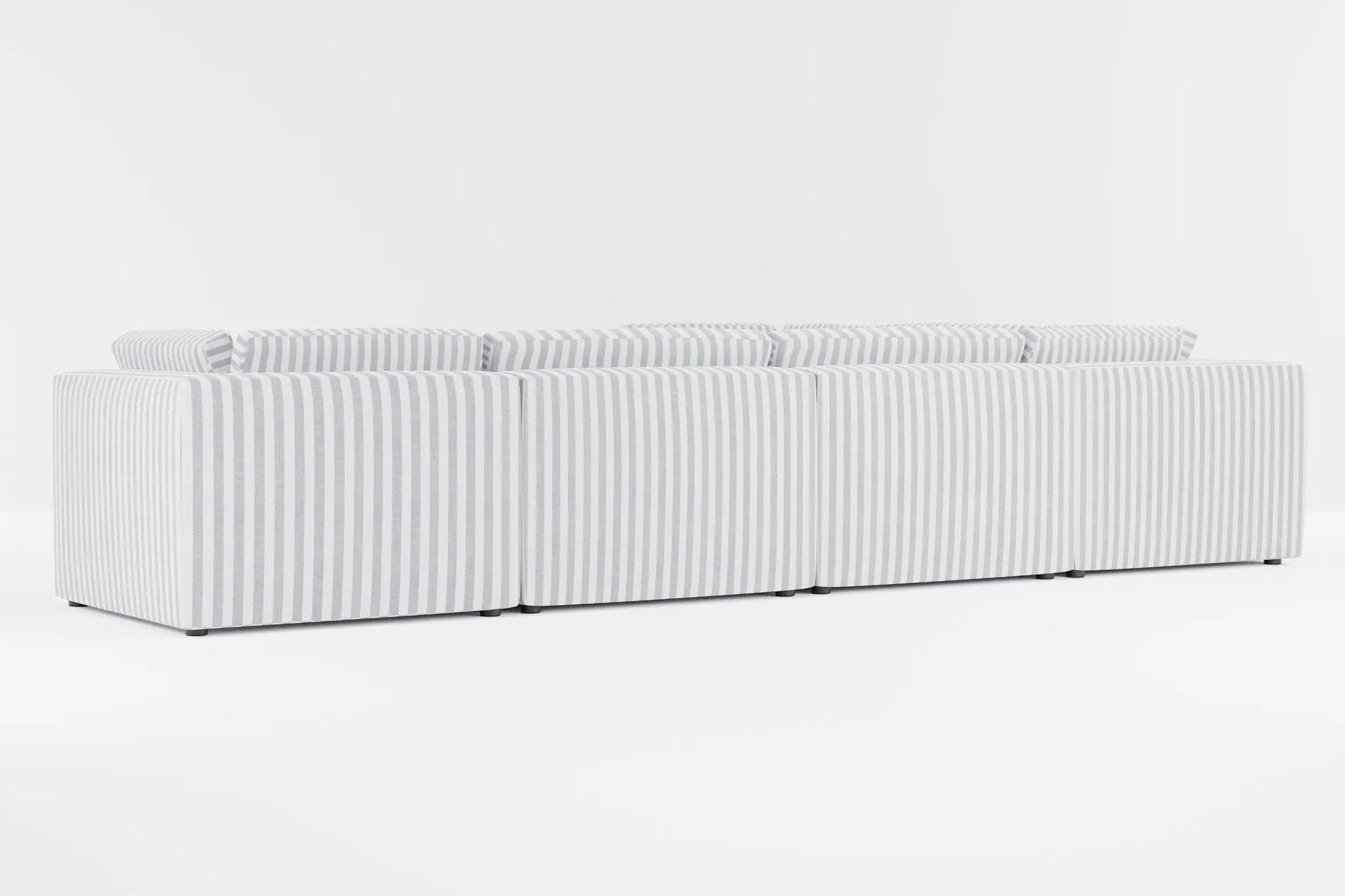 Destin Sea Lane Dark Blue Fabric 6-piece Modular Sectional Destin Sea Lane Dark Blue Fabric 6-piece Modular Sectional