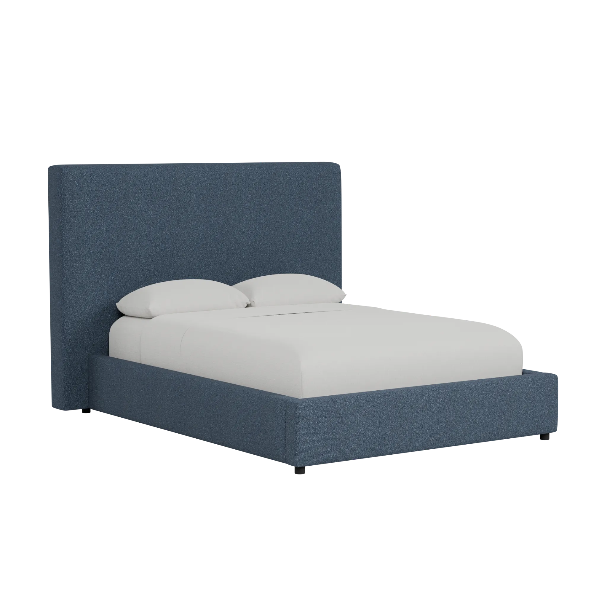 Grayton Elite Dark Blue 54" Upholstered Platform Bed