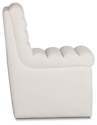 Buckhead White Upholstered Side Chair