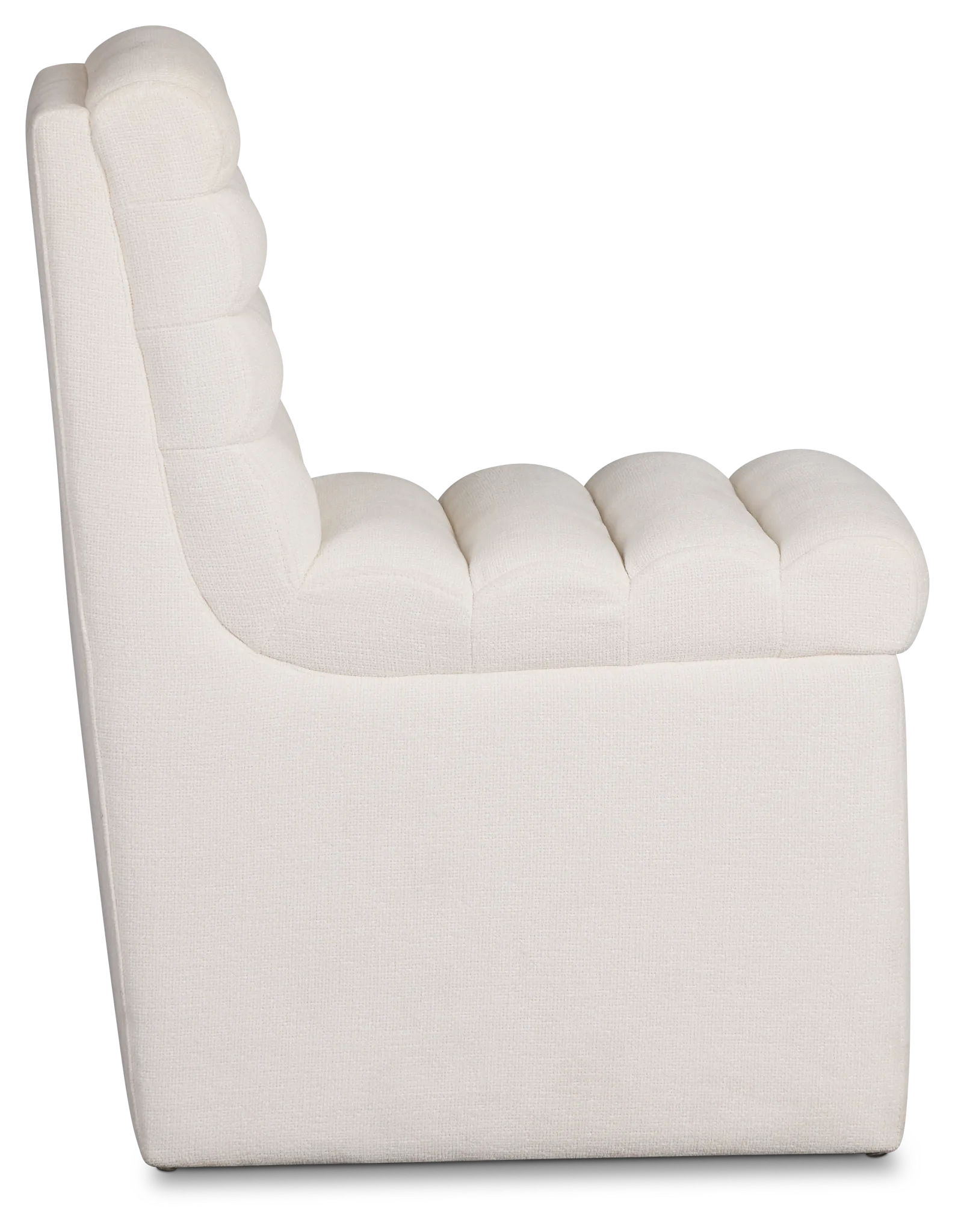 Buckhead White Upholstered Side Chair