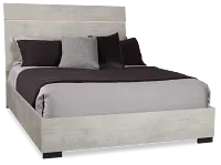 Pomona Gray Panel Bed