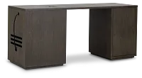 Highline Dark Tone Peninsula Desk