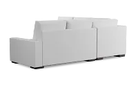 Edgewater Peyton White Small Two-arm Sectional