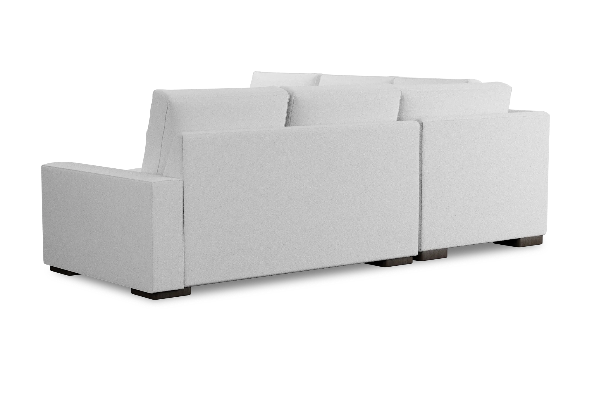 Edgewater Peyton White Small Two-arm Sectional