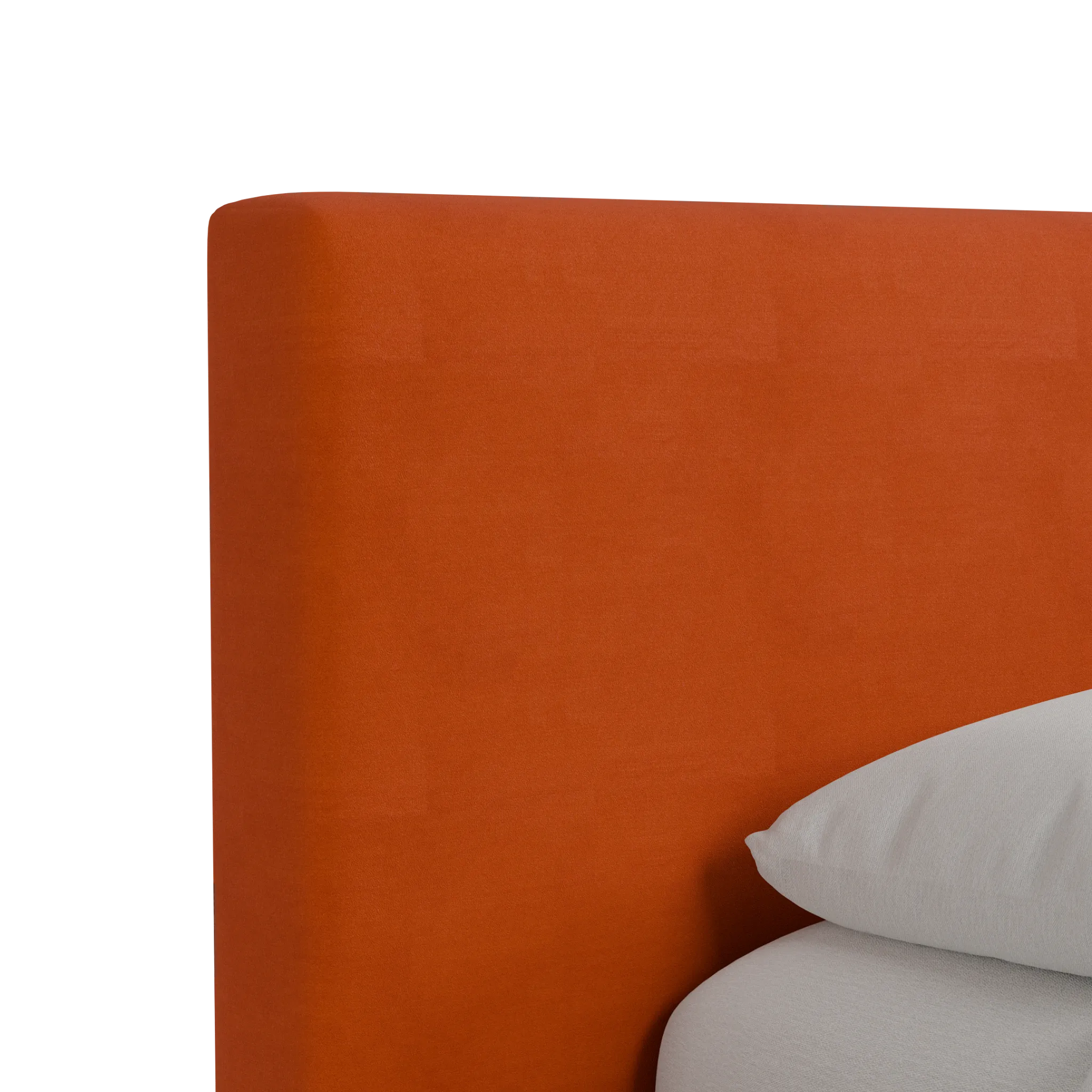 Grayton Joya Orange 44" Upholstered Platform Bed