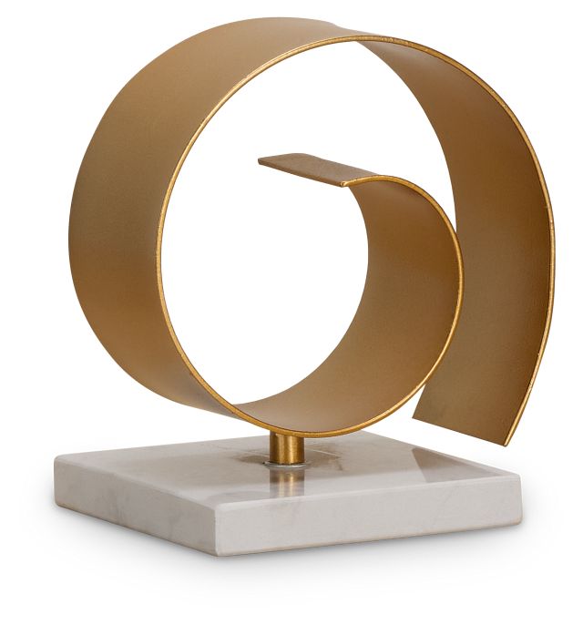 Gavin Gold Marble Sculpture