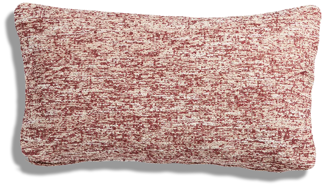 Baxter Red Lumbar Accent Pillow Baxter Red Lumbar Accent Pillow
