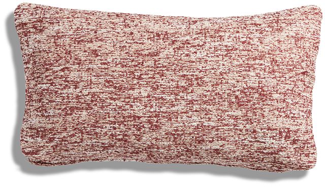 Baxter Red Lumbar Accent Pillow