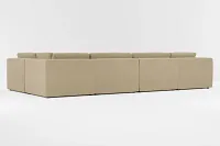 Destin Elite Taupe Fabric 8-piece Pit Sectional
