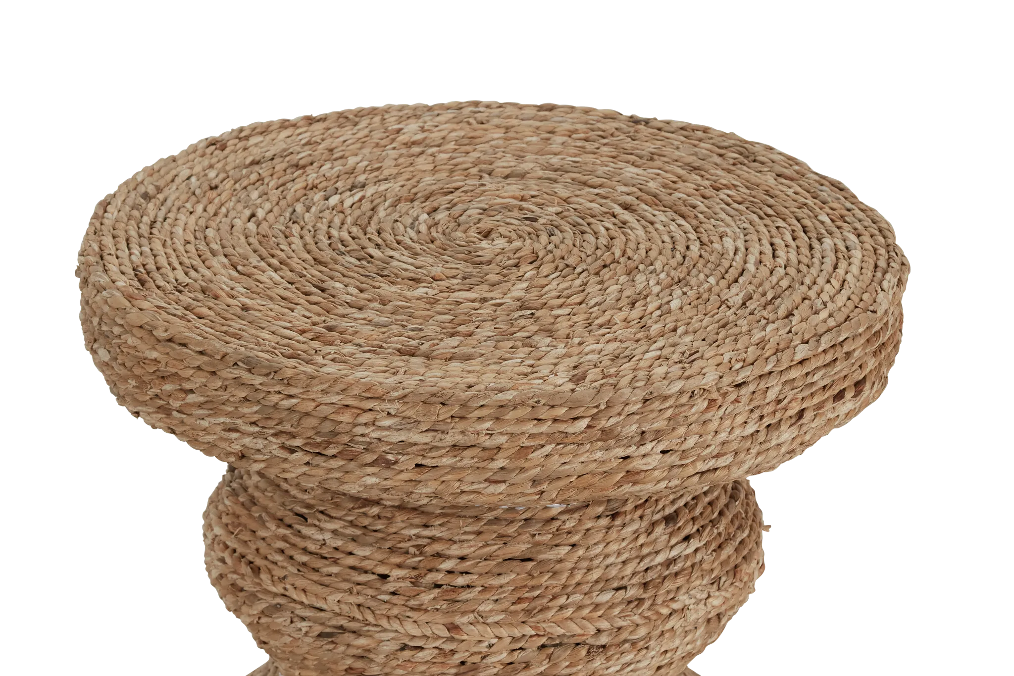 Maddie Light Tone Woven Accent Stool