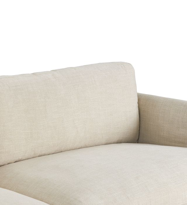 Willow 102" Light Beige Fabric Sofa (5)