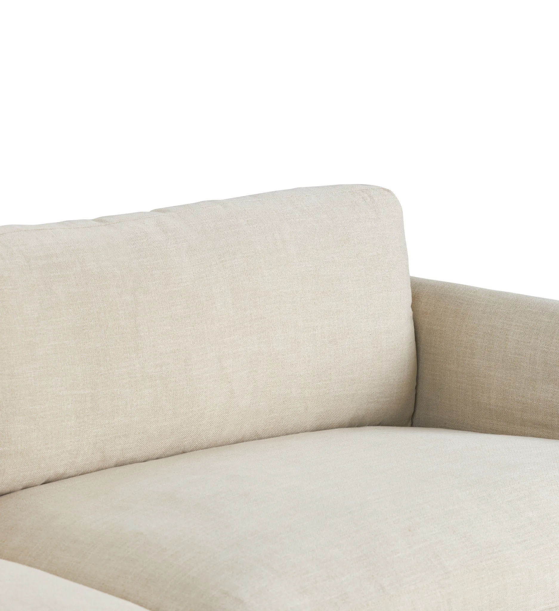 Willow 102" Light Beige Fabric Sofa