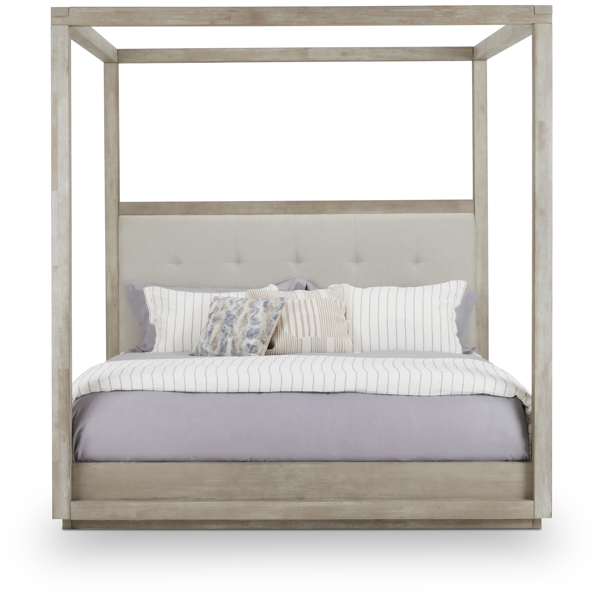 Madden Light Tone Uph Canopy Bed