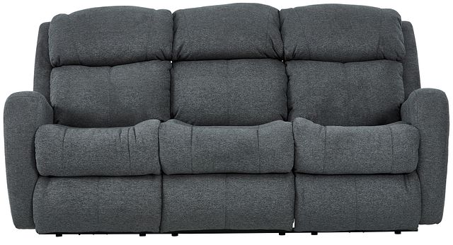 Finn Gray Fabric Power Reclining Sofa (0)