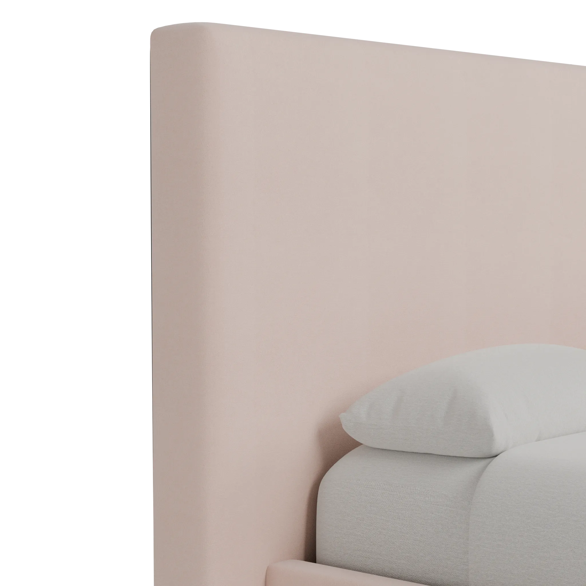 Grayton Joya Light Pink 54" Upholstered Platform Bed