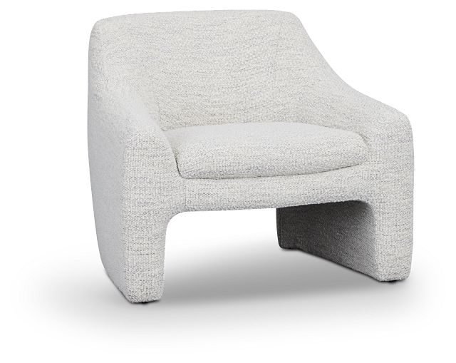 Carter Light Gray Fabric Accent Chair