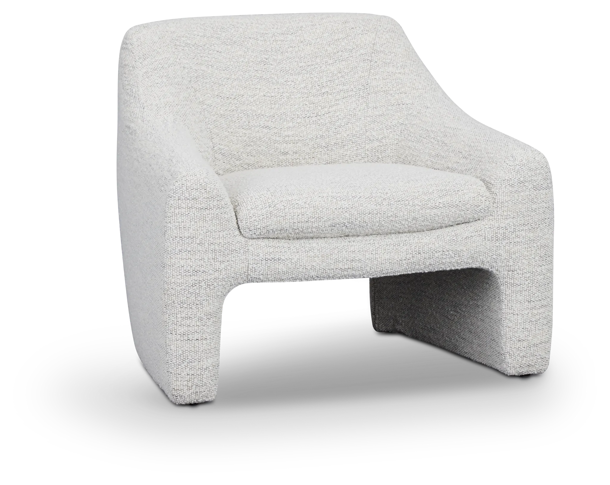 Carter Light Gray Fabric Accent Chair