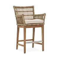 Wolf Light Tone Uph 24" Barstool