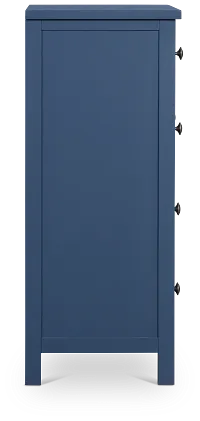 Charleston Dark Blue 5-drawer Chest