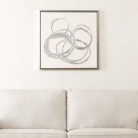 Anaya Silver Framed Wall Art