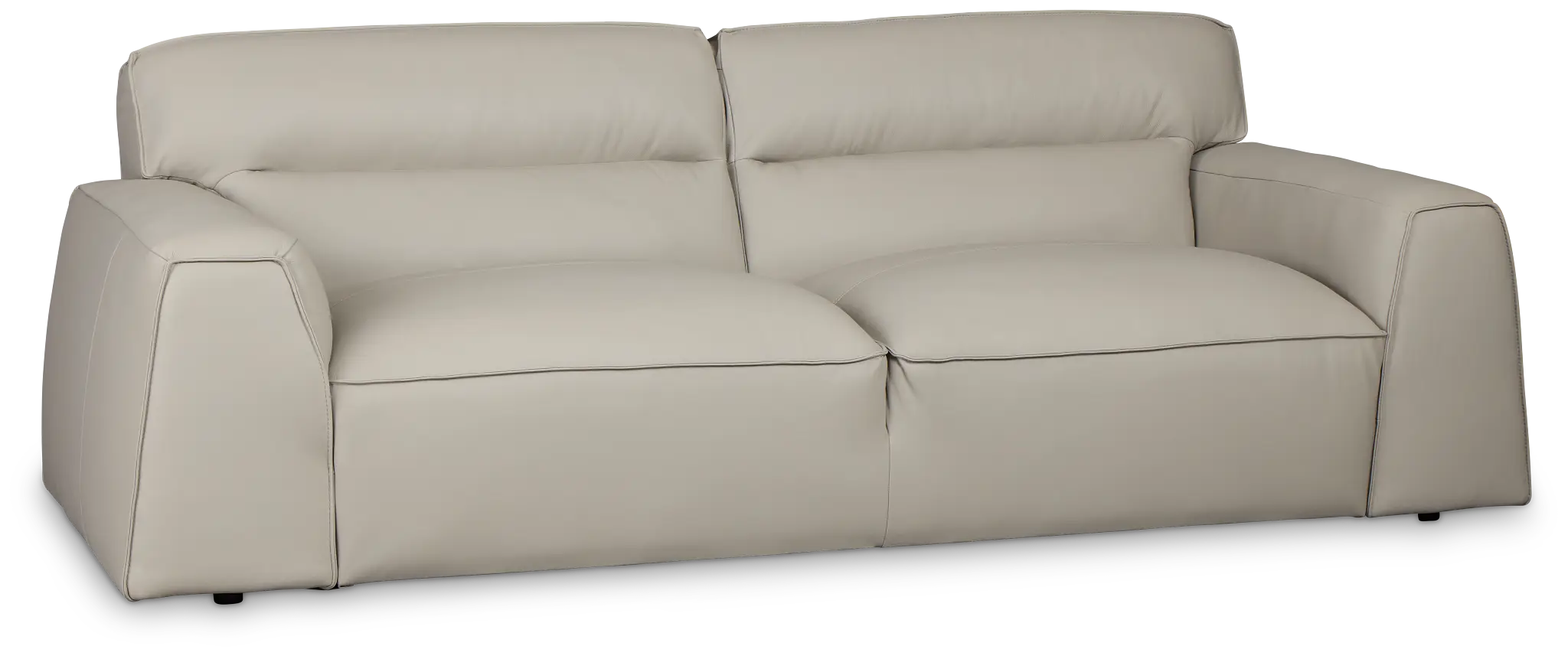 Blanca Gray Leather Sofa Blanca Gray Leather Sofa