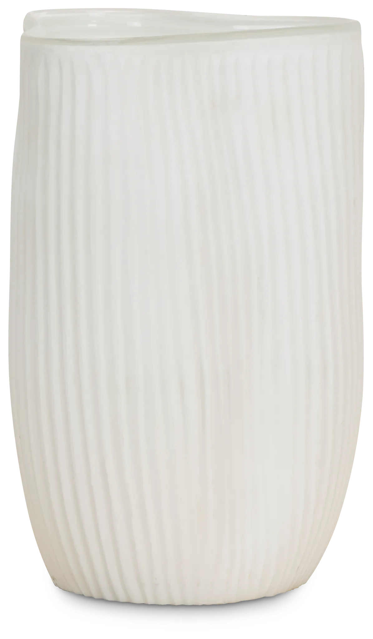 Niola White Small Vase