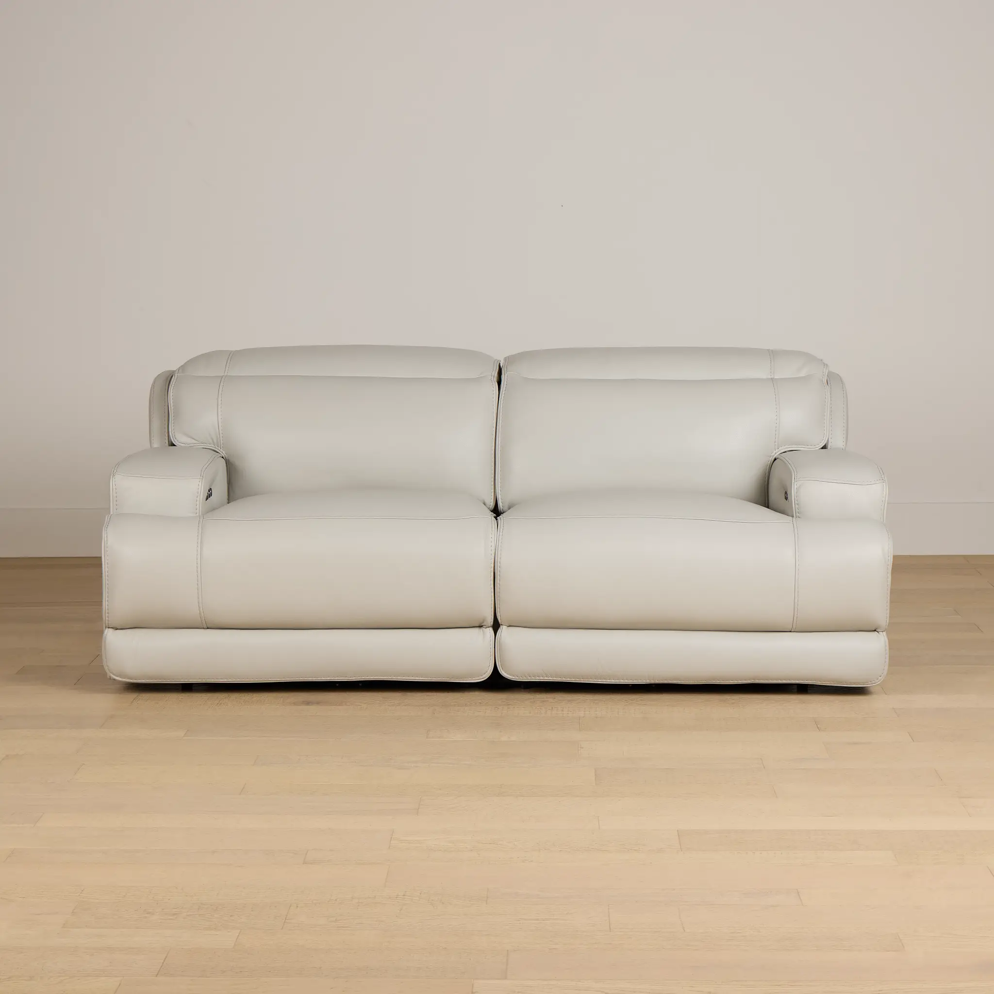 Reign Gray Lthr/vinyl Power Reclining Sofa Reign Gray Lthr/vinyl Power Reclining Sofa