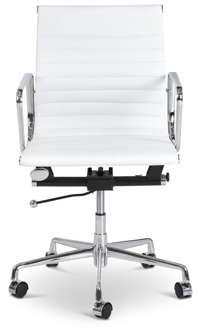 Mateo White Desk Chair (2)