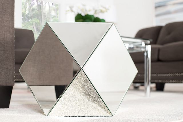 Geo Silver Large Accent Table (2)