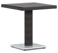 Zen Dark Tone 27" Square Table