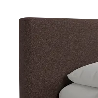 Grayton Elite Dark Brown 44" Upholstered Platform Bed