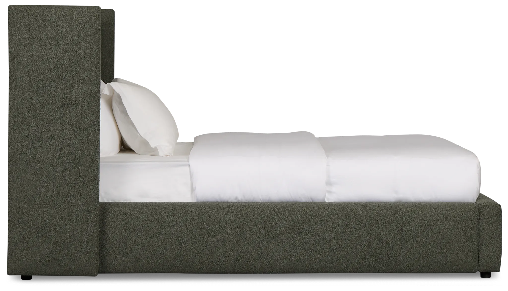 Captiva Sutton Green 48" Upholstered Shelter Bed