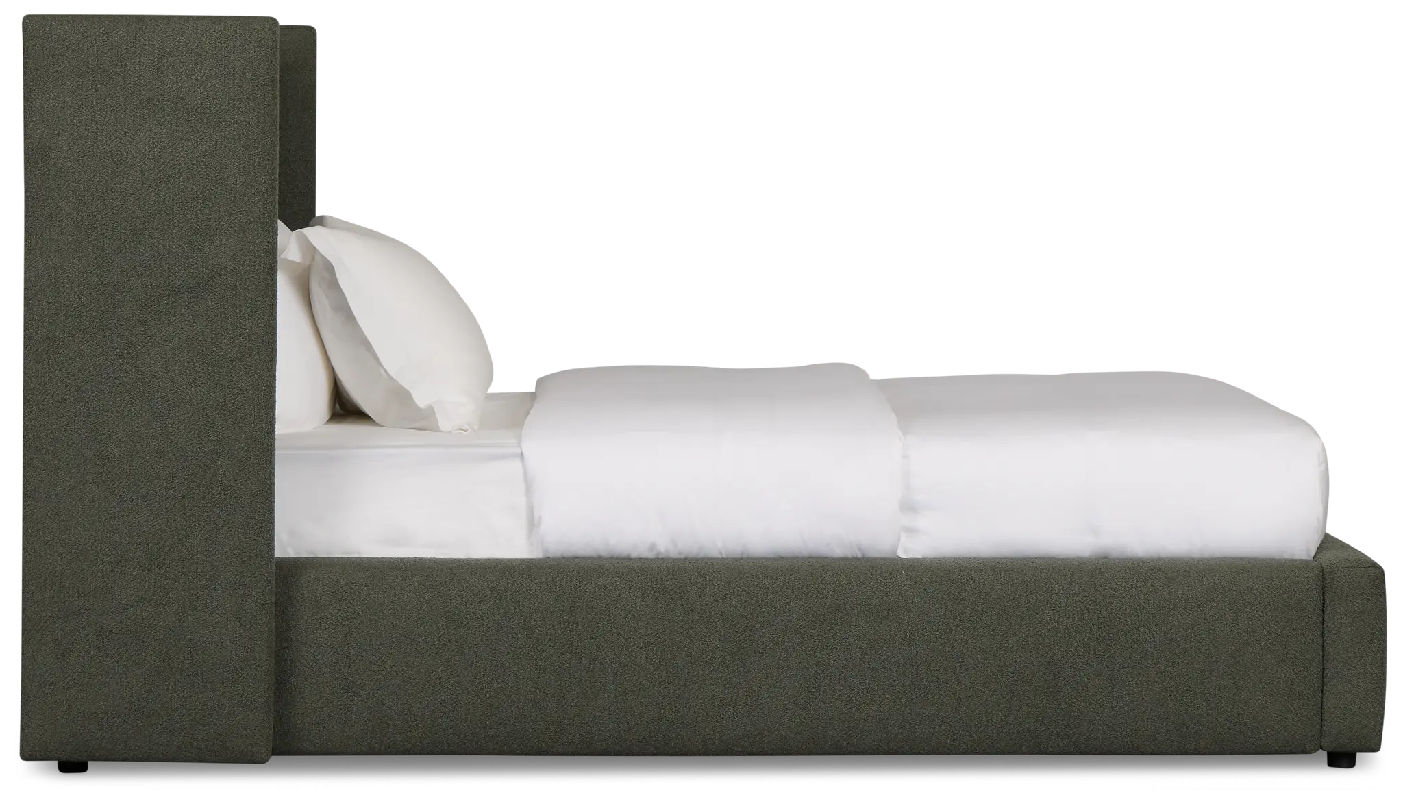 Captiva Sutton Green 48" Upholstered Shelter Bed Captiva Sutton Green 48" Upholstered Shelter Bed