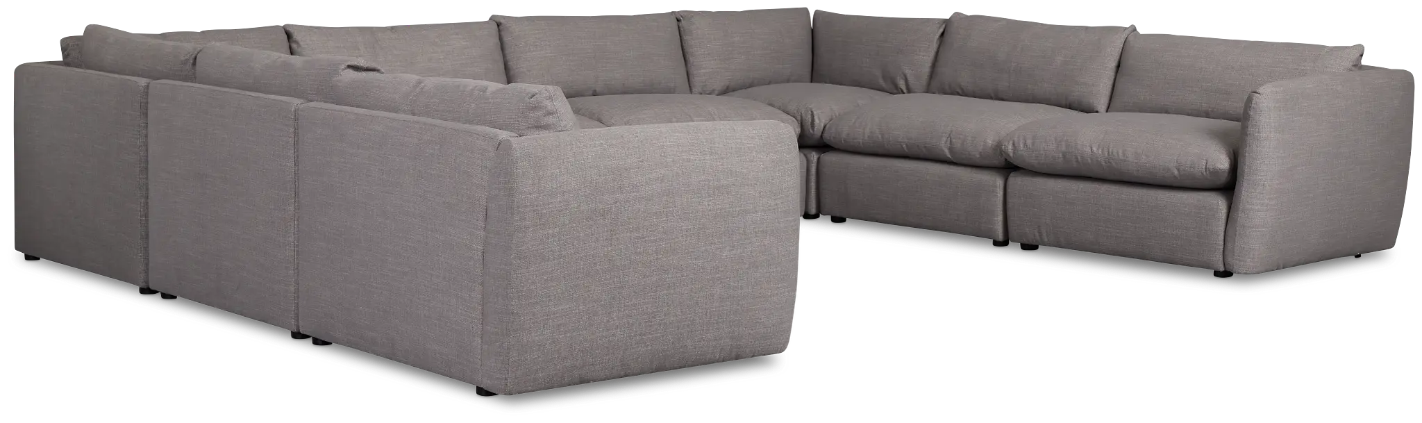 Serena Gray Fabric 8-piece Modular Sectional Serena Gray Fabric 8-piece Modular Sectional