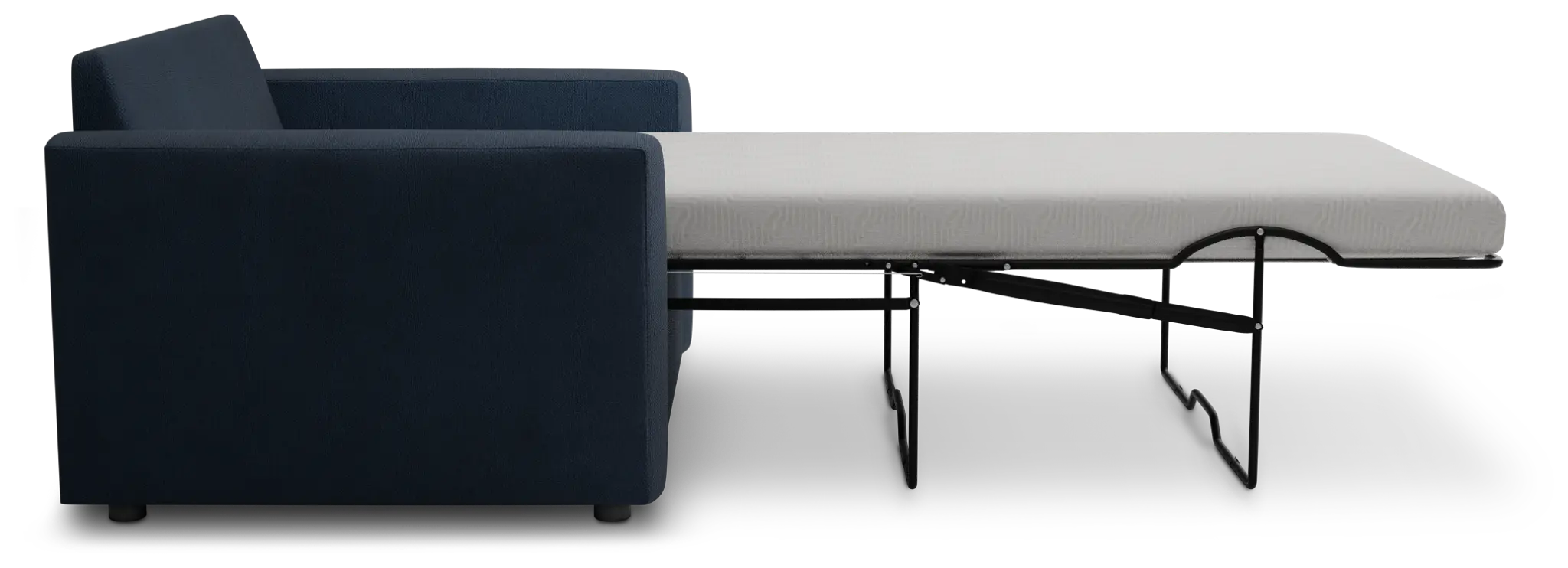 Siesta Revenue Dark Blue Fabric Cooling Memory Foam Sleeper Siesta Revenue Dark Blue Fabric Cooling Memory Foam Sleeper