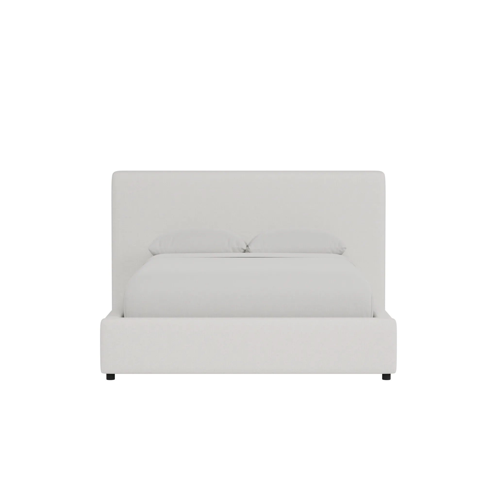 Grayton Natural Beauty Beige 44" Upholstered Platform Bed