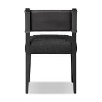 Four Hands Zami Black Upholstered Side Chair