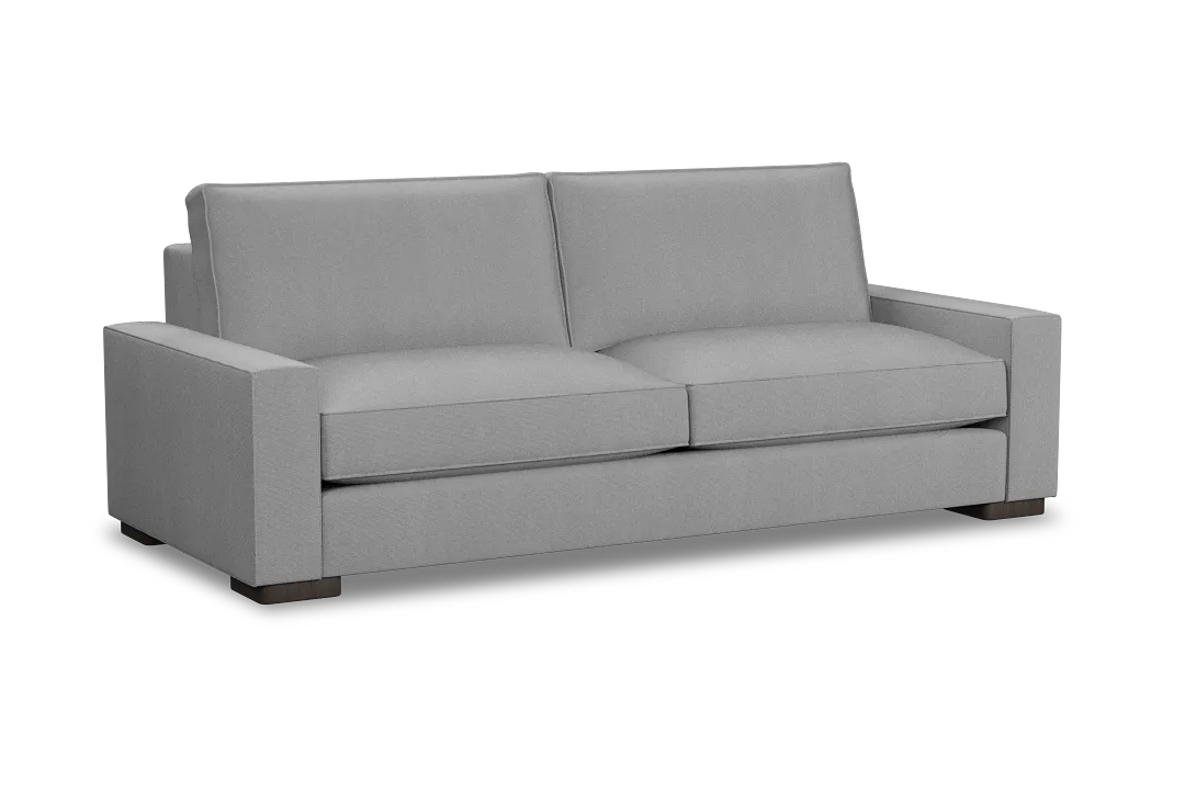 Edgewater Delray Light Gray 96" Sofa W/ 2 Cushions