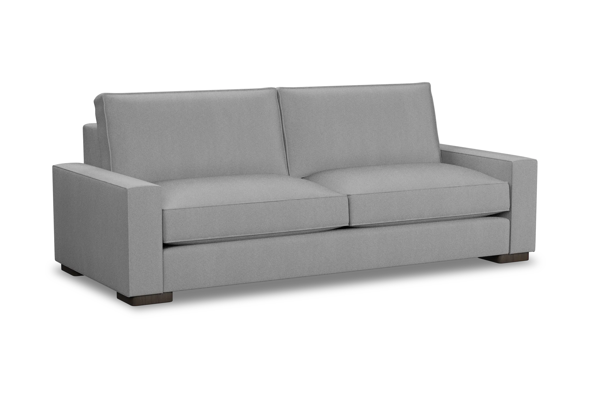 Edgewater Delray Light Gray 96" Sofa W/ 2 Cushions
