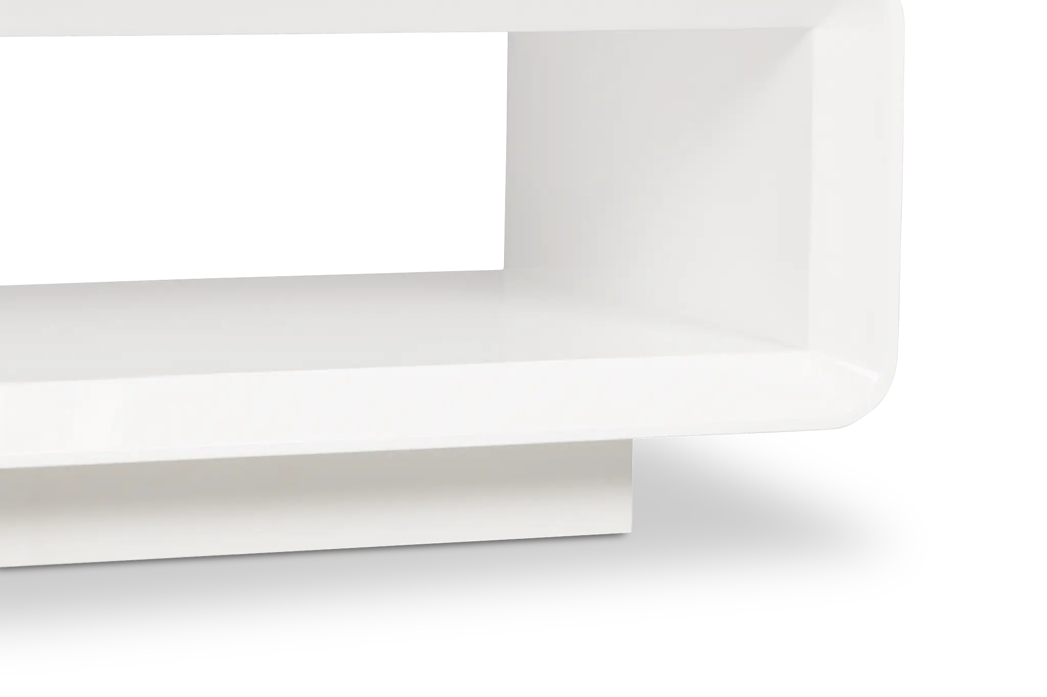 Zayden White Rectangular Coffee Table Zayden White Rectangular Coffee Table