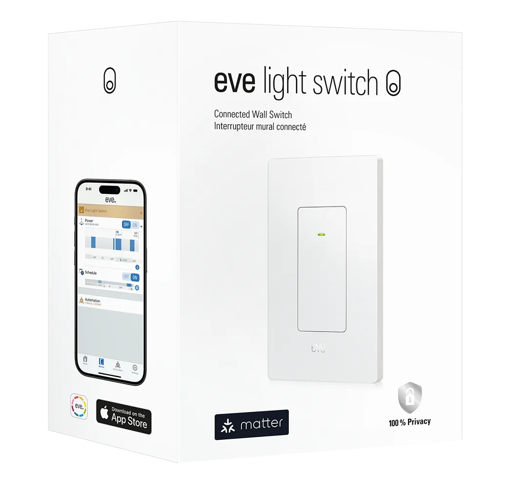 Eve White Smart Light Switches & Dimmers