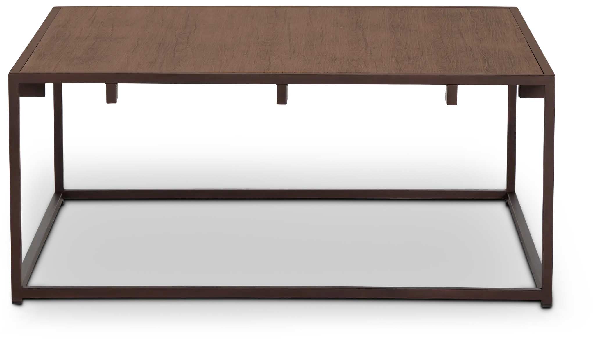 Reggie Dark Tone Square Coffee Table Reggie Dark Tone Square Coffee Table